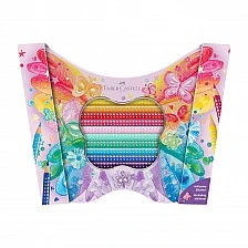 Faber-Castell χρωματιστά μολύβια Sparkle, κουτί πεταλούδα, 20 χρώματα