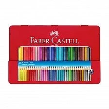 Faber-Castell μολύβια Grip 2001, 36 χρώματα, μεταλλική κασετίνα