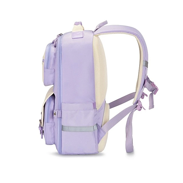Σακίδιο πλάτης Kingsons Safeback Junior, σχολικό, μωβ