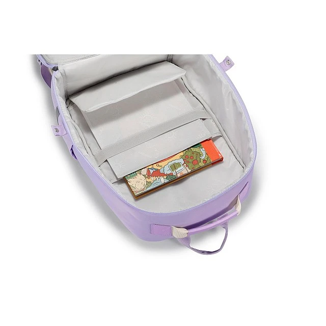 Σακίδιο πλάτης Kingsons Safeback Junior, σχολικό, μωβ
