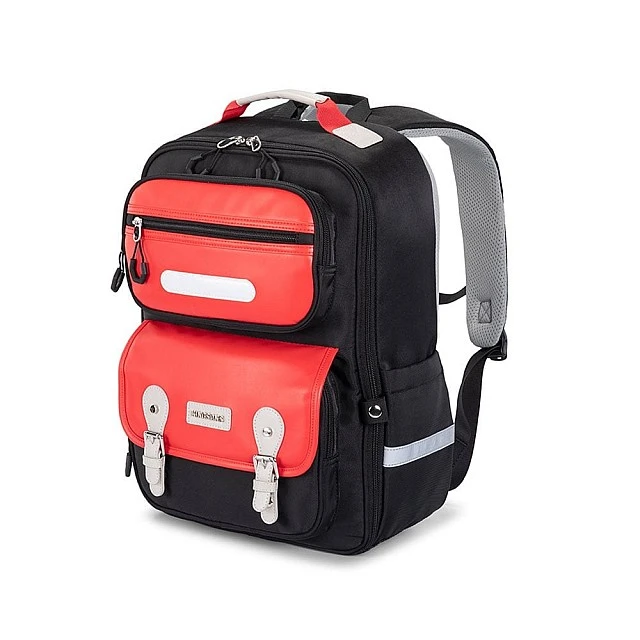 Σακίδιο πλάτης Kingsons Safeback Junior, σχολικό, μαύρο