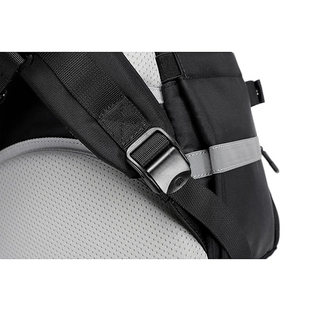 Σακίδιο πλάτης Kingsons Safeback Junior, σχολικό, μαύρο