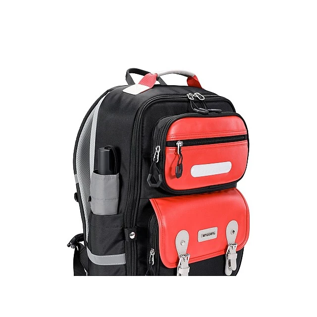Σακίδιο πλάτης Kingsons Safeback Junior, σχολικό, μαύρο