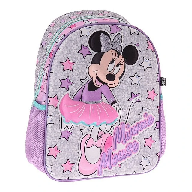 Σακίδιο πλάτης Play Tico - Minnie Mouse, για παιδιά, με τρισδιάστατη απλικέ
