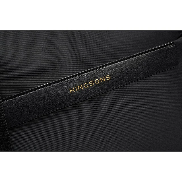 Τσάντα φορητού υπολογιστή Kingsons Aura, γυναικεία, 15,6'', μαύρη