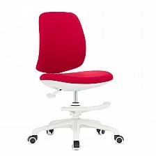 RFG παιδική καρέκλα Candy Foot White ύφασμα κόκκινο κάθισμα κόκκινη πλάτη