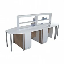 RFG εργαστηριακό νησί Labo 3600 x 1200 x 1638 mm