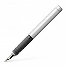 Faber-Castell πένα Basic Satin Chrome, M, μεταλλική, ματ