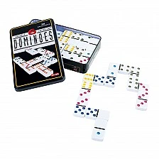 Small Foot Domino "6 χρώματα" σε μεταλλικό κουτί, 28 τεμάχια