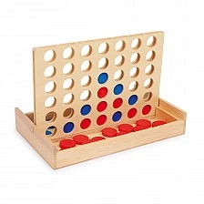 Small Foot παιχνίδι 4 στη σειρά ταξιδιού, ξύλινο