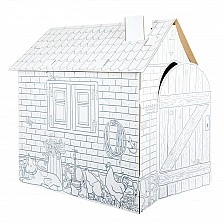 Small Foot χάρτινο σπιτάκι παιχνιδιού, 87 x 71 x 88 cm
