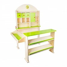 Σταντ Small Foot Shop, ξύλινο, 87 x 78 x 112 cm