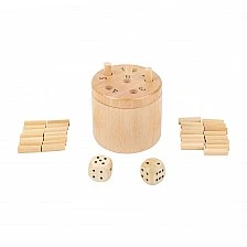 Παιχνίδι Small Foot Dice Super 6, ξύλινο