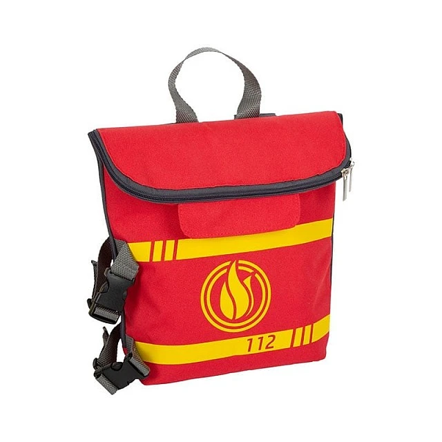Σετ Small Foot Fireman, παιδικό, σε σακίδιο, ξύλινο