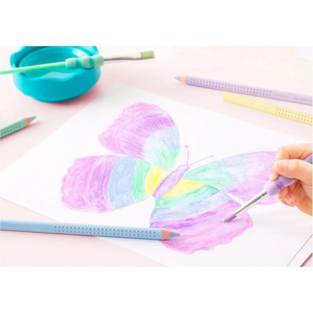 Faber-Castell μολύβια Jumbo Grip 2001 Pastel, 5 χρώματα