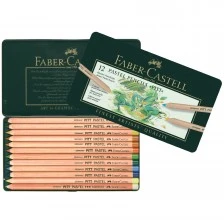 Faber-Castell χρωματιστά μολύβια Pitt Pastel, 12 χρώματα