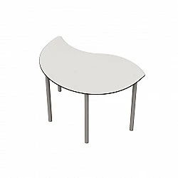 RFG μαθητικό τραπέζι Flexus S 120 x 80 x 76 cm λευκό HPL