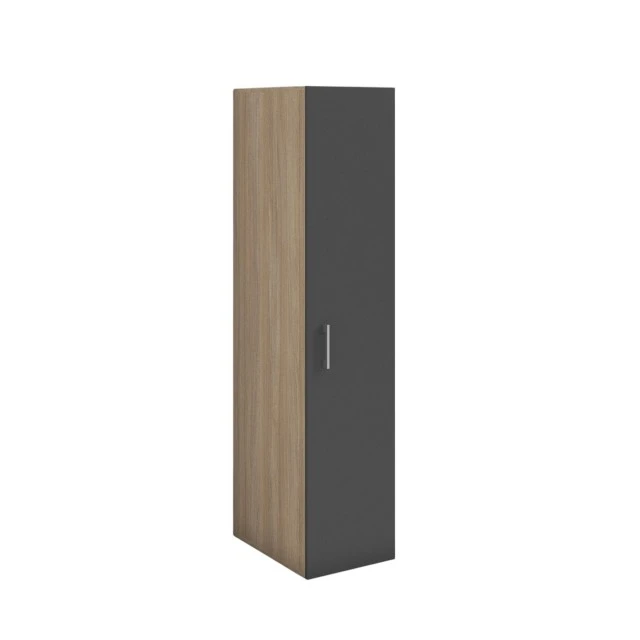 Ντουλάπι RFG, 400 x 560 x 1800 mm, δρυς sonoma και γραφίτης