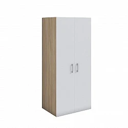Ντουλάπα RFG, διπλή, 800 x 560 x 1800 mm, sonoma δρυς και λευκό