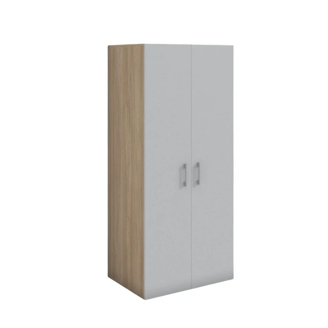 Ντουλάπα RFG, διπλή, 800 x 560 x 1800 mm, sonoma δρυς και γκρι