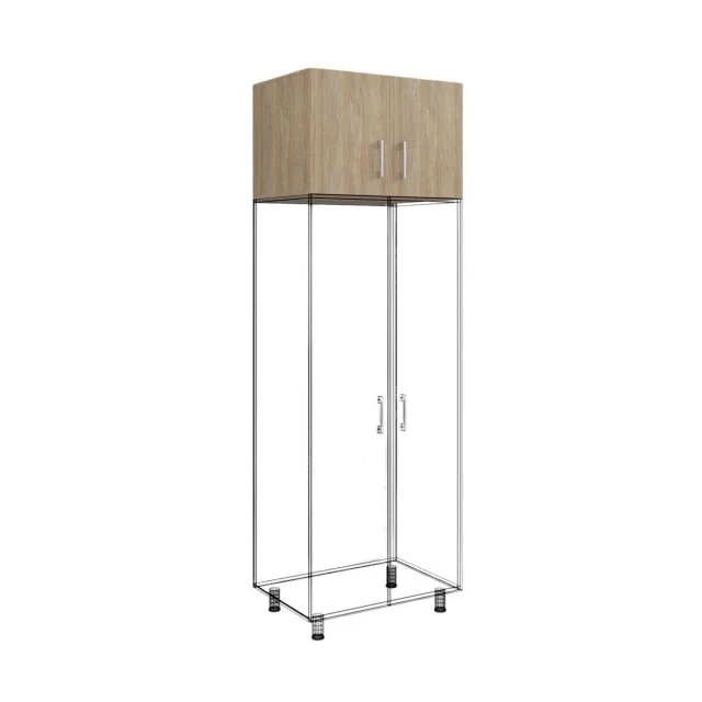 Επέκταση RFG, διπλή, 800 x 560 x 500 mm, δρυς sonoma