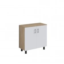 Ντουλάπι RFG, 800 x 400 x 850 mm, sonoma δρυς και λευκό