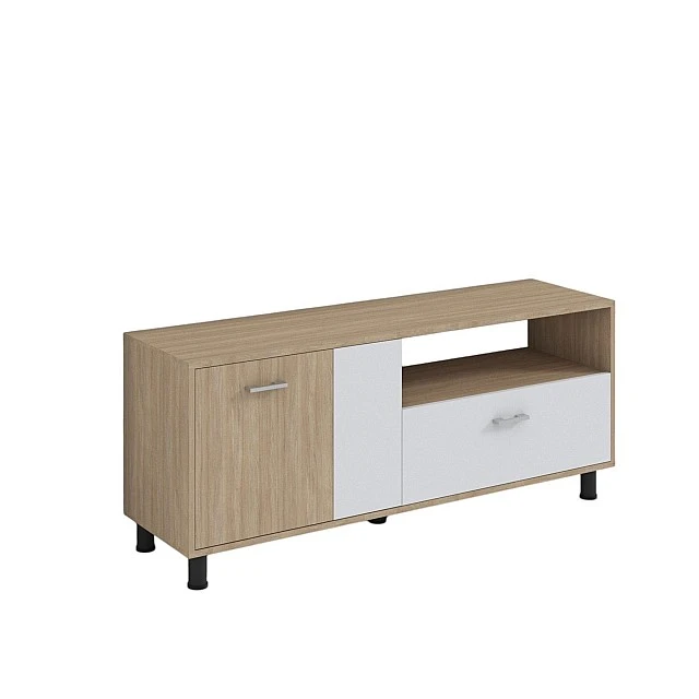 Έπιπλο τηλεόρασης RFG, 1470 x 400 x 630 mm, sonoma δρυς και λευκό