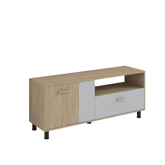 Έπιπλο τηλεόρασης RFG, 1470 x 400 x 630 mm, sonoma δρυς και γκρι