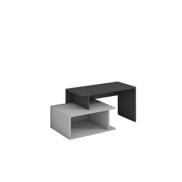Έπιπλο τηλεόρασης RFG, 1250 x 500 x 500 mm, γκρι βάση, επάνω μέρος από γραφίτη