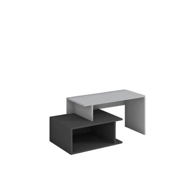 Έπιπλο τηλεόρασης RFG, 1250 x 500 x 500 mm, βάση γραφίτη, γκρι επάνω μέρος