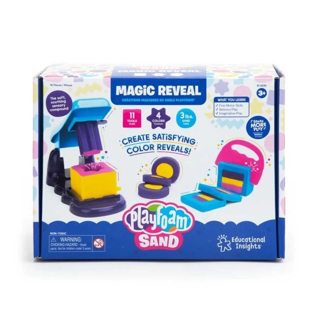 Πόροι μάθησης Colored Magic Sand Kit, με εργαλεία