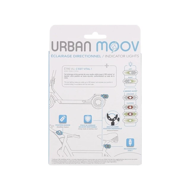 Φλας ποδηλάτου TNB Urban Moov, με χειριστήριο