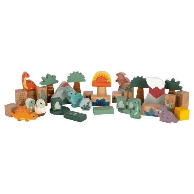 Σετ Κατασκευής Small Foot Dinosaur, ξύλινο, 50 τεμαχίων