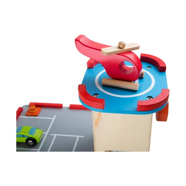 Small Foot γκαράζ στάθμευσης, 3 επίπεδα και πίστα αεροπλάνου