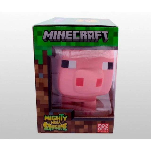 Antistress Minecraft Squishme MIGHTY MEGA μινιατούρα - Γουρουνάκι