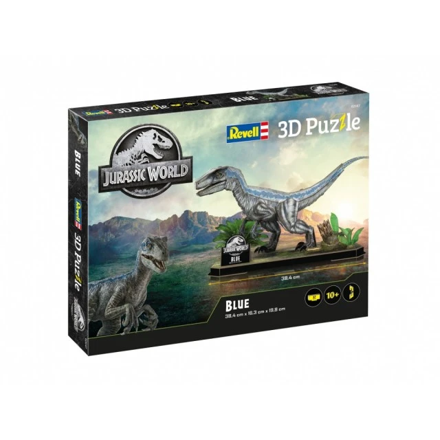 Παζλ, Revell, Jurassic World Μπλε 3D, 57 κομμάτια