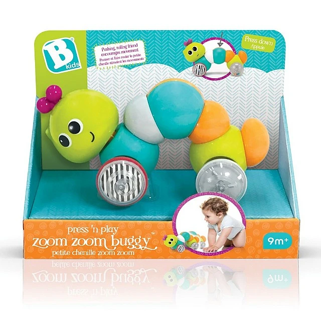 Παιχνίδι μωρού, Infantino, B Kids, καρότσι Caterpillar