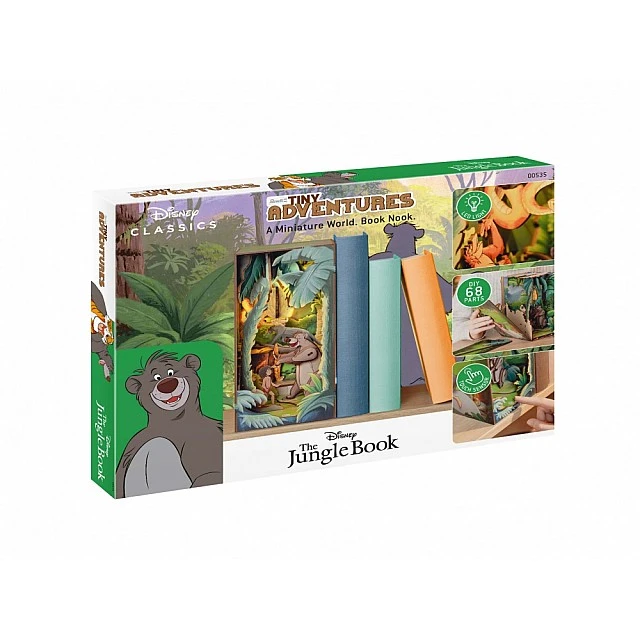 Μοντέλο συναρμολόγησης με φως LED, Revell, The Jungle Book, Small Worlds για συναρμολόγηση, 68 μέρη