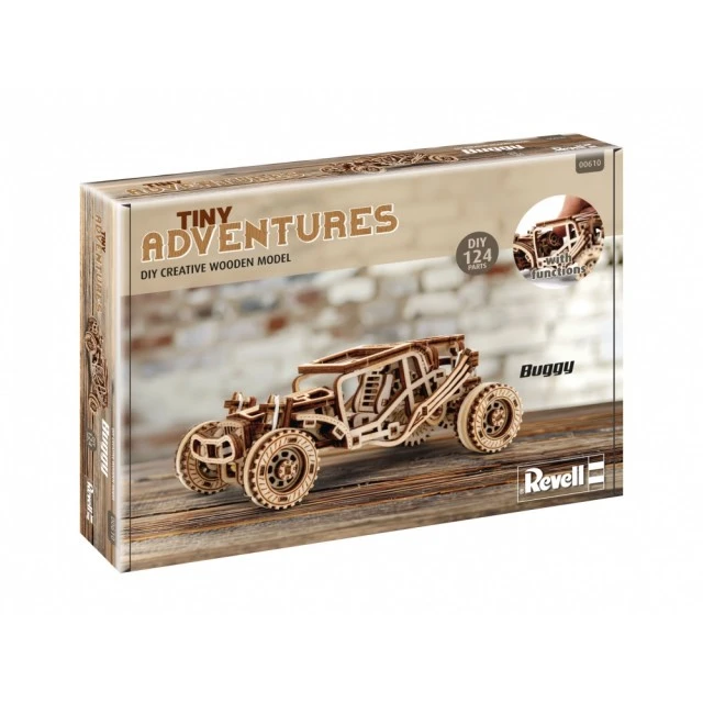 Ξύλινο κιτ μοντέλου, Revell, Little Adventures, Buggy, 124 τεμάχια