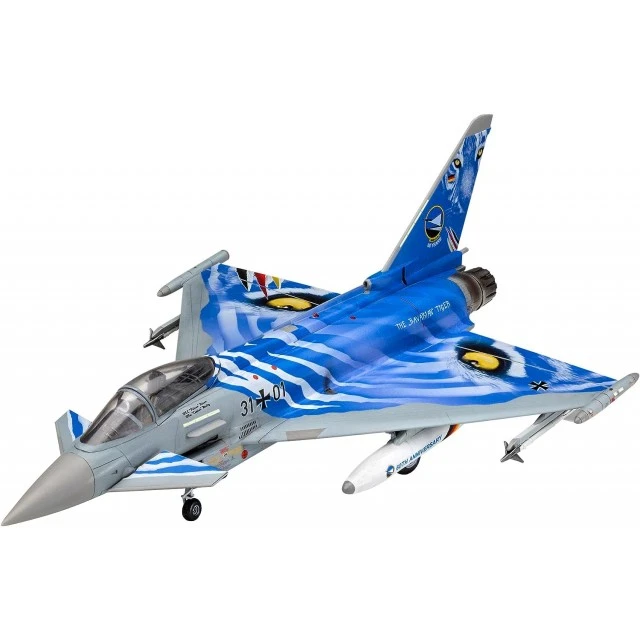 Eurofighter Typhoon The Bavarian Tiger 2021 οικοδομήσιμο μοντέλο, 85 εξαρτημάτων