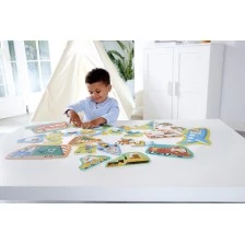 Εκπαιδευτικά οχήματα παζλ, Hape, 60 τεμάχια