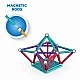 Магнитен конструктор Glitter 536, 60 части