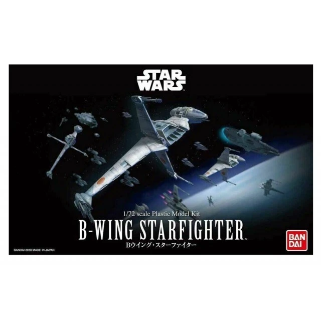 Μοντέλο κτιρίου, BANDAI, Star Wars, B-Wing Fighter με εύκολο κλικ, 105 μέρη