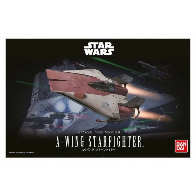 Bandai Star Wars A-wing Starfighter Easy-Click Buildable Model, 138 τεμάχια