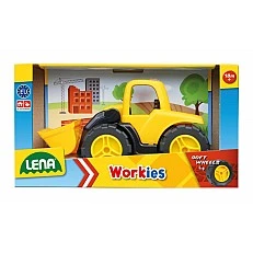 Καρότσι παιχνιδιού, Lena, Μπουλντόζα, Workies, 14 εκ.