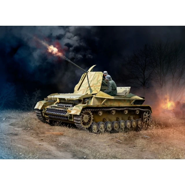 Μοντέλο συναρμολόγησης, Revell, Flakpanzer IV Möbelwagen 3.7cm Flak 43 Tank, 144 μέρη