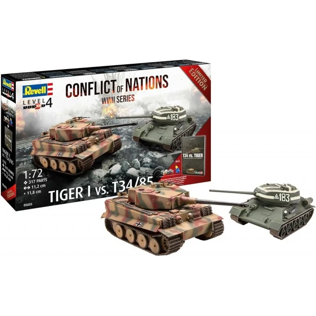 Μοντέλο κτιρίου, Revell, Σύγκρουση των Εθνών, Β’ Παγκόσμιος Πόλεμος, Σετ με το βιβλίο