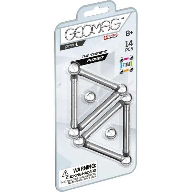 Μαγνητική κατασκευή, Geomag, Pro-L Fidget, 14 μέρη