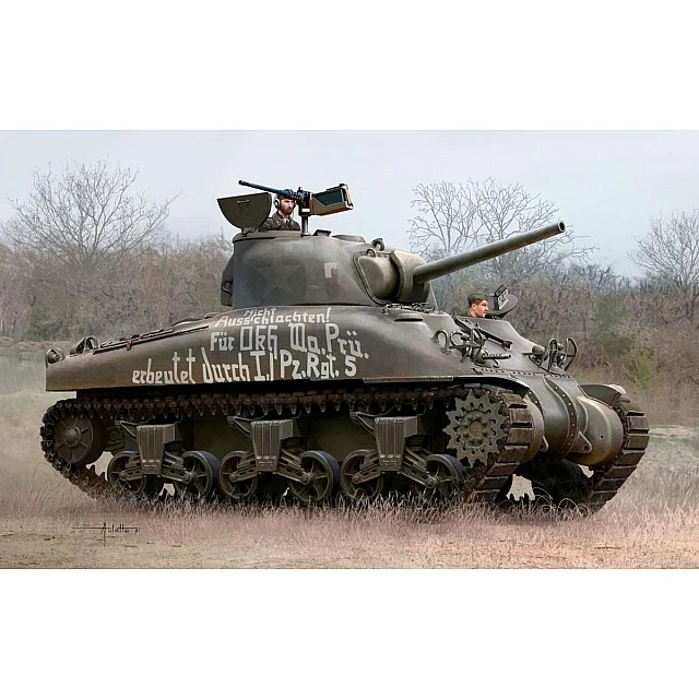 Μοντέλο συναρμολόγησης Δεξαμενή Sherman M4A1, 86 μέρη