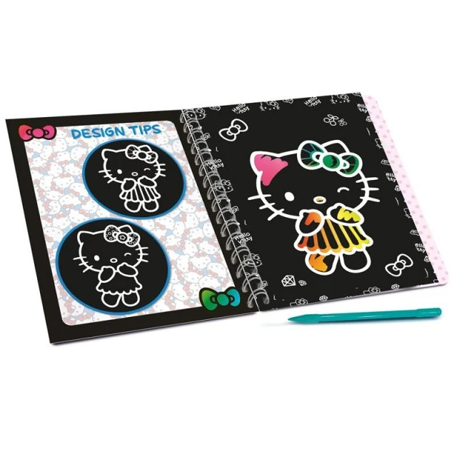Δημιουργικό κιτ, Lisciani, Hello Kitty, Αποκάλυψη από το Ξυστό, Ξυστό βιβλίο